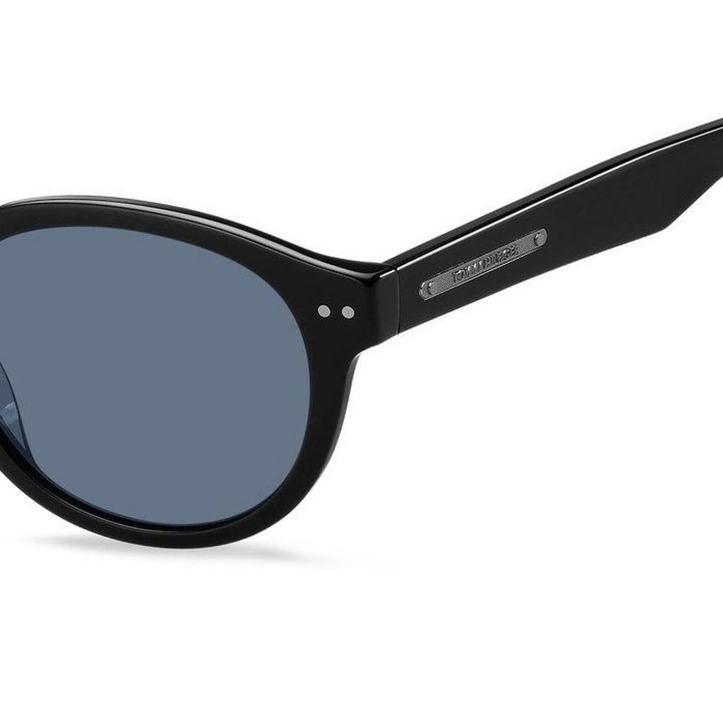 Tommy Hilfiger Unisex Sunglasses, Oval Shape TH1713/S - Blue Avio