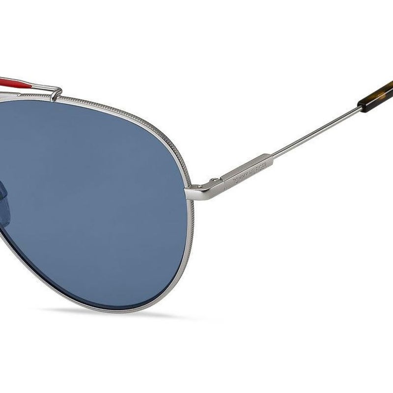 Tommy Hilfiger Men's Sunglasses, Aviator Shape TH1709/S - Blue Avio