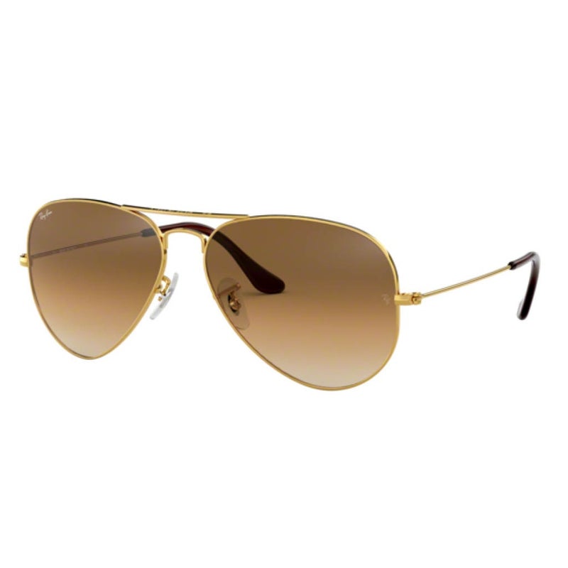 Ray Ban Aviator Gradient Unisex Sunglasses, Pilot Shape, Size 58 - RB3025 001/51
