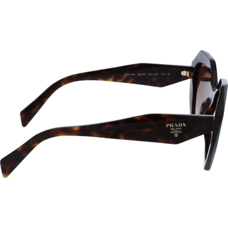 Prada Women's Sunglasses, Round Shape, Size 53 - 2AU6S1 PR 16WS