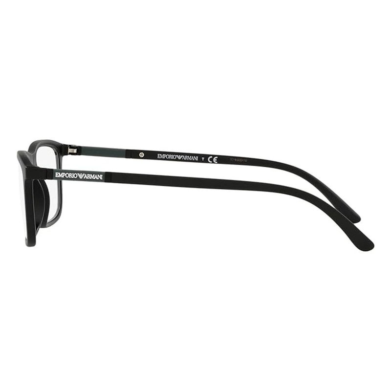 Emporio Armani Men's Sunglasses, Rectangle Shape, Size 55 - 50881W EA4160