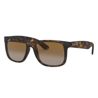 Ray Ban Justin Men's Sunglasses, Square Shape, Size 55 - RB4165 865/T5