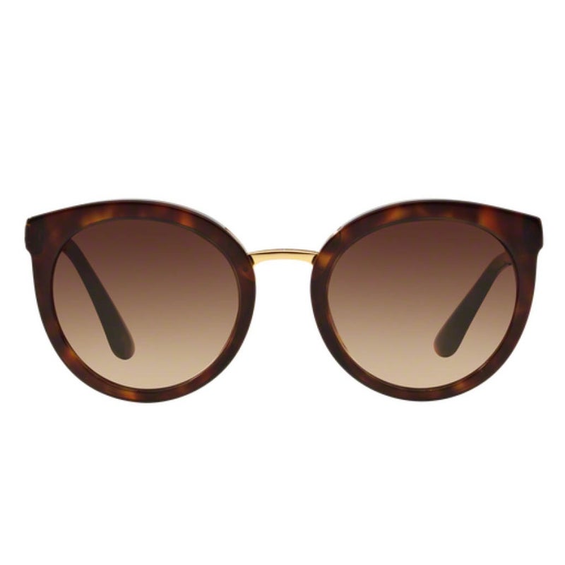 Dolce & Gabbana Women's Sunglasses, Round Shape, Size 52 - DG4268 502/13