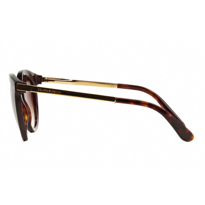 Dolce & Gabbana Women's Sunglasses, Round Shape, Size 52 - DG4268 502/13