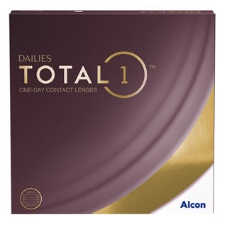Alcon Dailies Total1 One Day Clear Contact Lenses, Base Curve 8.5, Power -4.25, Pack of 90's