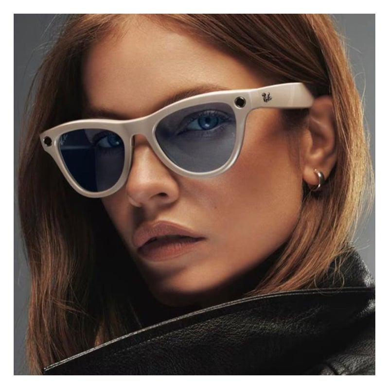 Ray Ban Meta Skyler Sunglasses, RW4006 - Clear/Sapphire Transition 