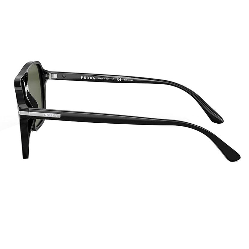 Prada Men's Sunglasses, Aviator Shape, Size 55 - 1AB03R-PR-20YS