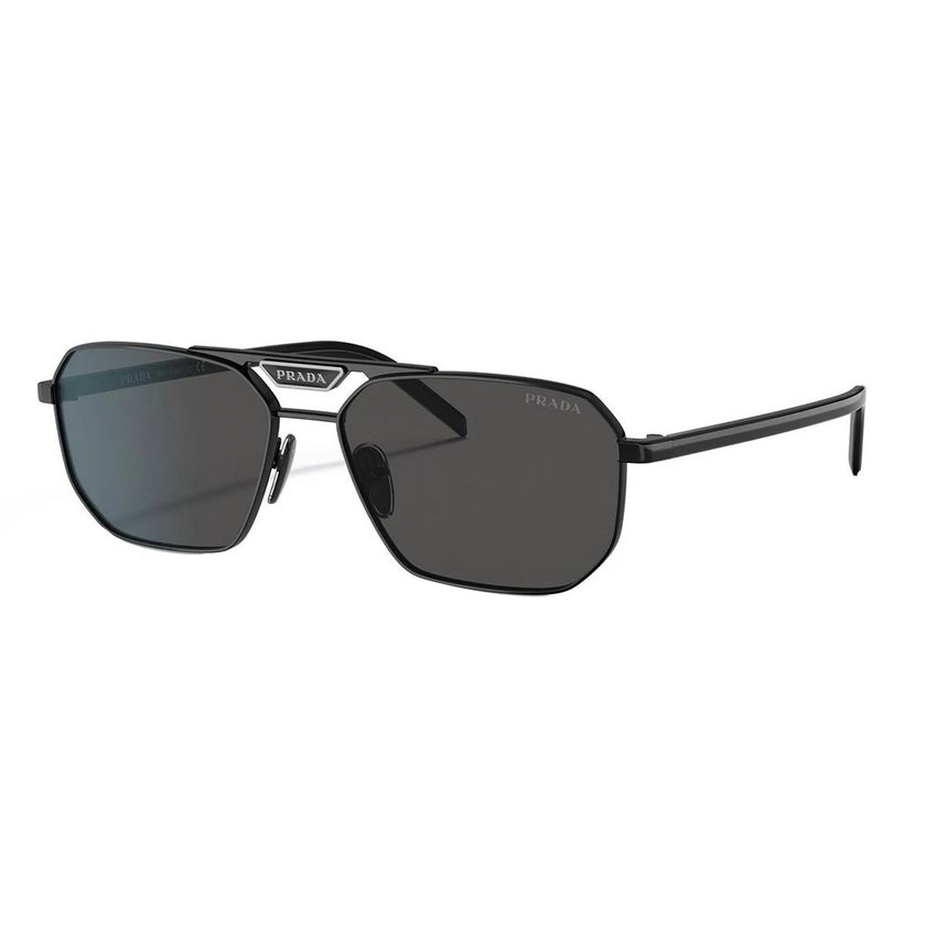 Prada Men's Sunglasses, Aviator Shape, Size 57 - 1AB5S0-PR-58YS