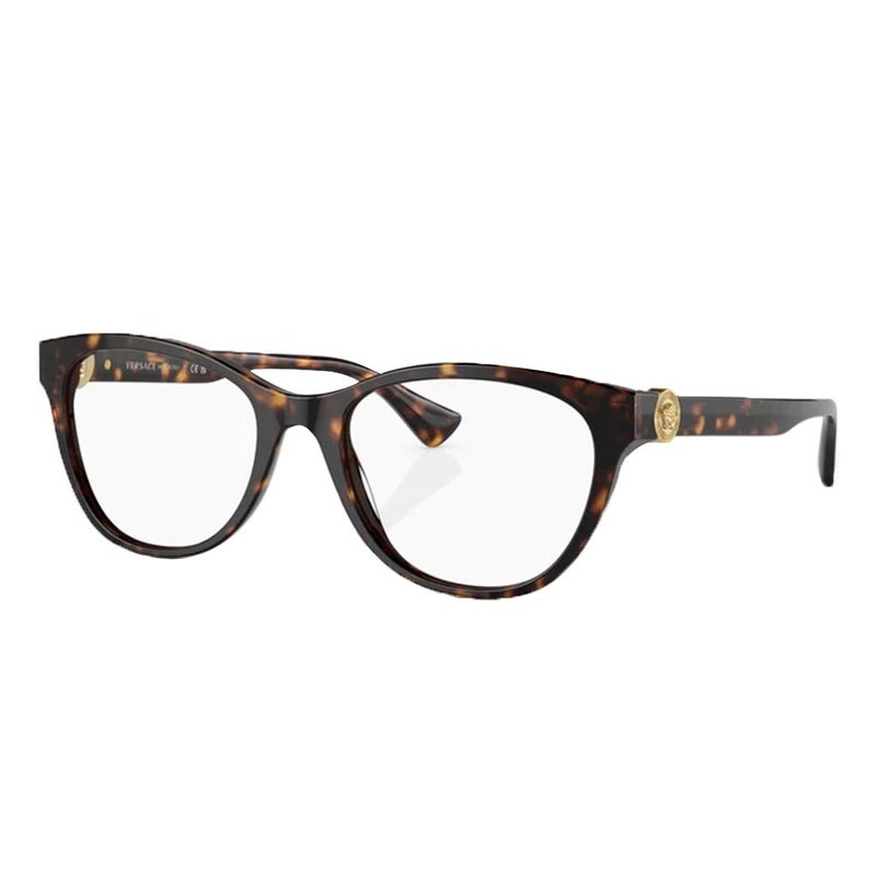Versace Women's Eye Frame, Cat Eye Shape, Size 55 - 108 VE3330