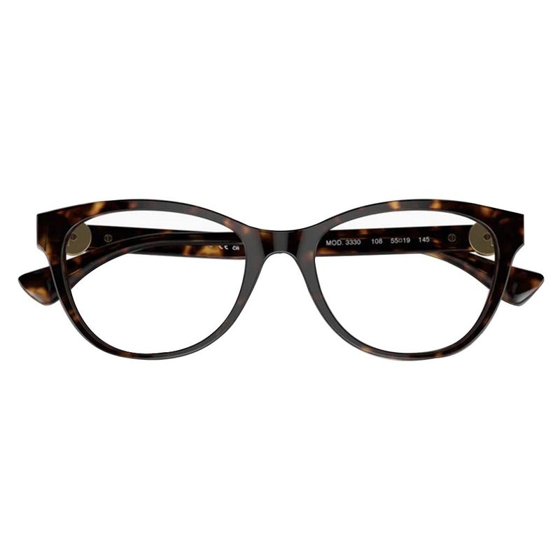 Versace Women's Eye Frame, Cat Eye Shape, Size 55 - 108 VE3330