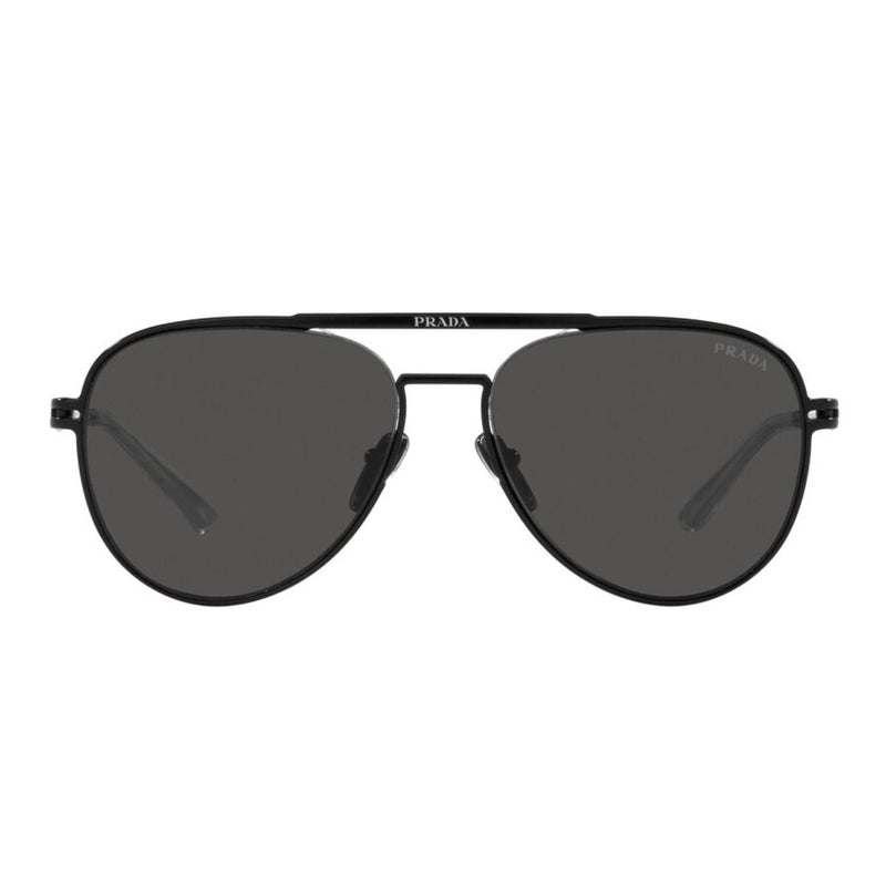 Prada Men's Sunglasses, Pilot Shape, Size 57 - 1BO5S0 PR 54ZS