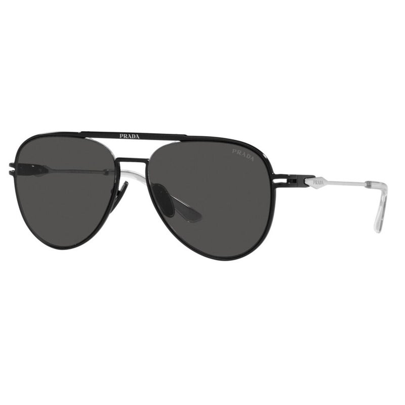 Prada Men's Sunglasses, Pilot Shape, Size 57 - 1BO5S0 PR 54ZS