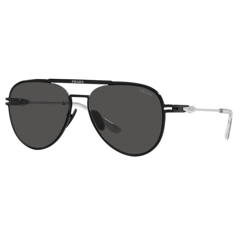 Prada Men's Sunglasses, Aviator Shape, Size 57 - 1BO5S0-PR-54ZS