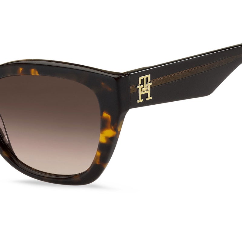 Tommy Hilfiger Woman's Sunglasses, Butterfly Shape TH1980/S - Brown