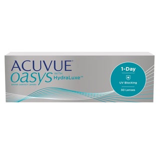 Acuvue Oasys 1-Day Clear Contact Lenses, Base Curve 8.5, Power -4.25, Pack of 30's