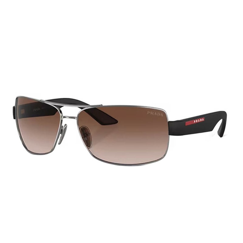 Prada Linea Rossa Men's Sunglasses, Square Shape, Size 65 - 5AV02P PS 50ZS