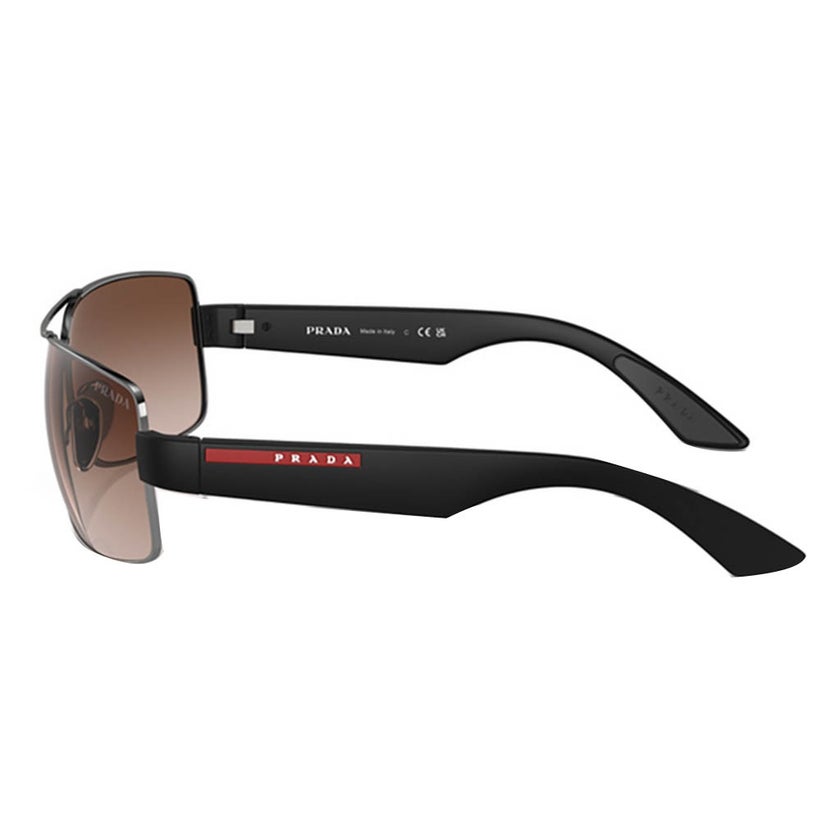 Prada Linea Rossa Men's Sunglasses, Aviator Shape, Size 65 - 5AV02P-PS-50ZS