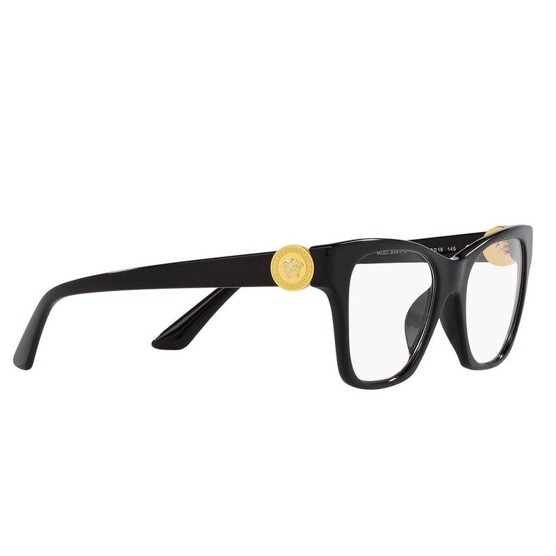 Versace Women's Optical Frame, Square Shape, Size 52 - GB1 VE3341U