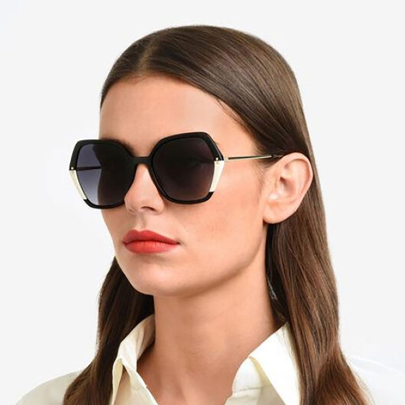 Carolina Herrera Woman's Sunglasses, Octagonal Shape HER0185/S - Grey