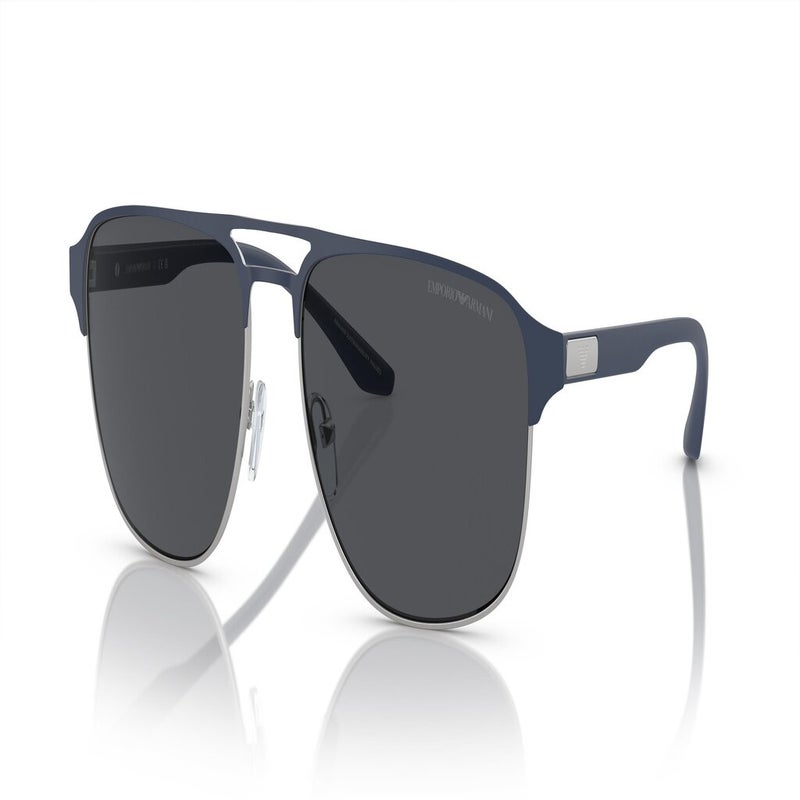 Emporio Armani Men's Sunglasses, Round Shape, Size 60 - 336887 EA2144
