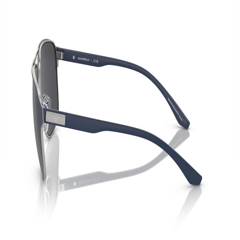 Emporio Armani Men's Sunglasses, Round Shape, Size 60 - 336887 EA2144