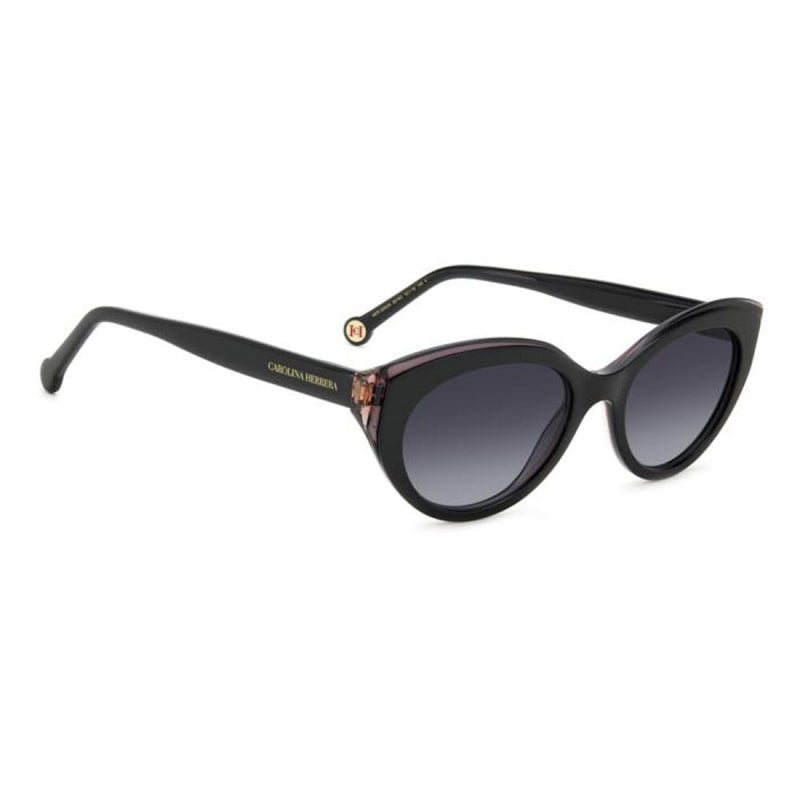 Carolina Herrera Woman's Sunglasses, Cat Eye Shape HER0250/S - Black