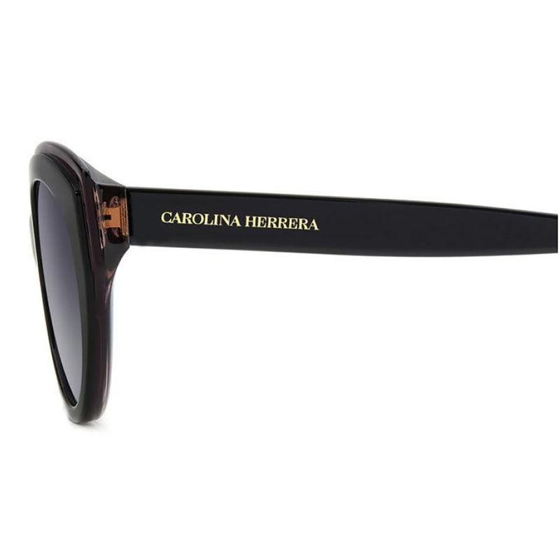 Carolina Herrera Woman's Sunglasses, Cat Eye Shape HER0250/S - Black