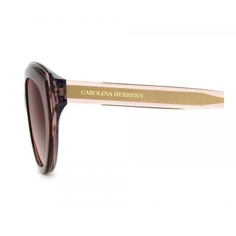 Carolina Herrera Woman's Sunglasses, Cat Eye Shape HER0250/S - Light Brown