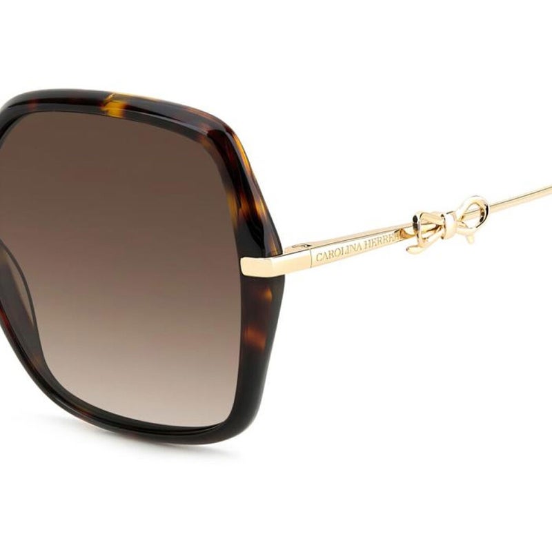 Carolina Herrera Woman's Sunglasses, Square Shape HER0217/S - Brown
