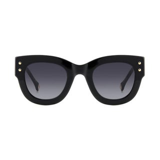Carolina Herrera Woman's Sunglasses, Cat Eye Shape HER0222/S - Black