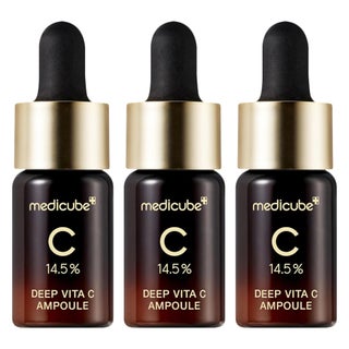Medicube Deep Vita C 14.5% Ampoule For Skin Brightening 10ml, Pack of 3’s