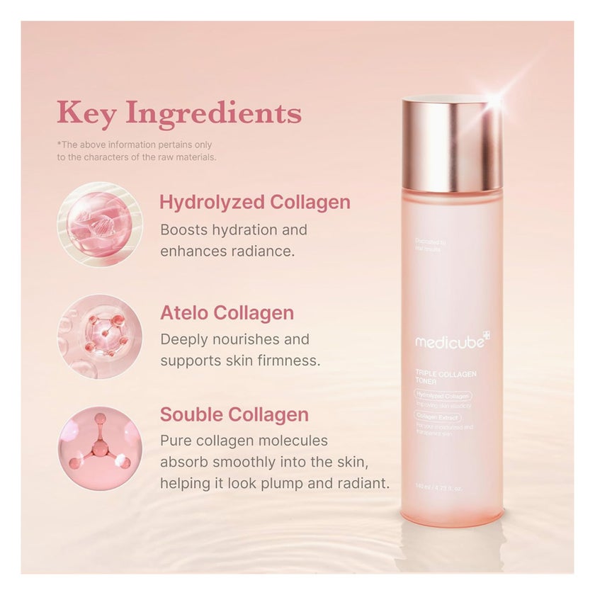 Medicube Triple Collagen Facial Toner 4.0 For All Skin Types 140ml