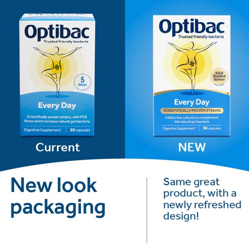 Optibac Every Day Probiotics Digestive Capsules, Pack of 30's