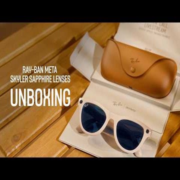 Ray Ban Meta Skyler Sunglasses, RW4006 - Clear/Sapphire Transition 