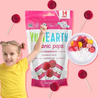 Yum Earth Organic Pops Strawberry 87 g 14's