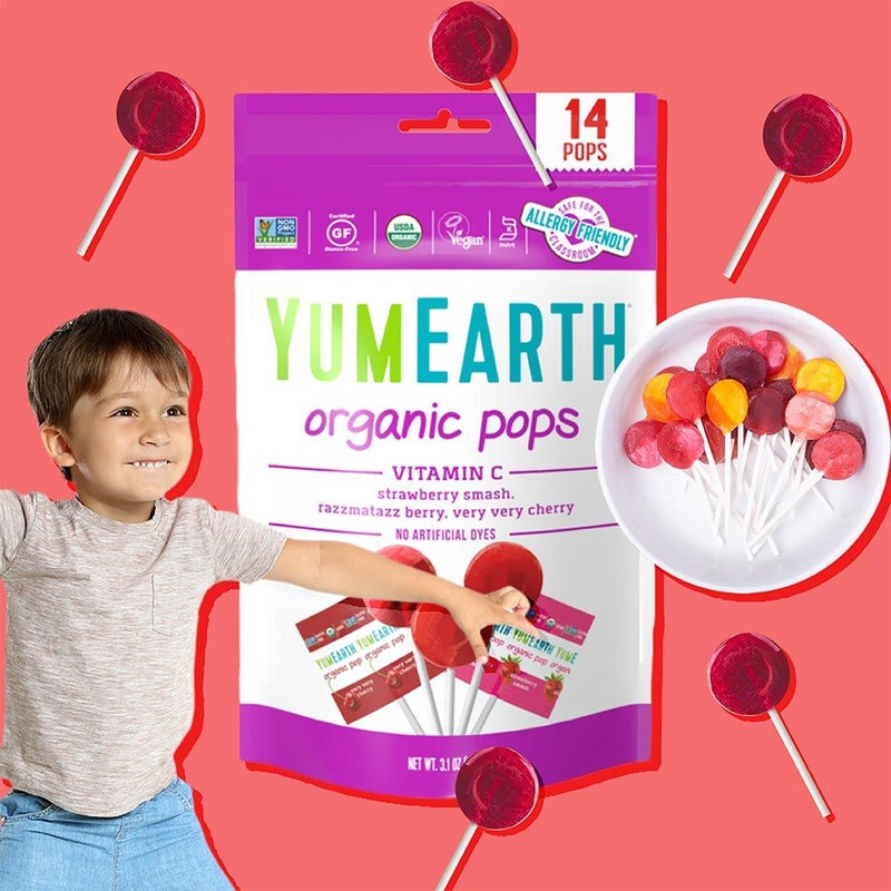 Yum Earth Organic Pops Vitamin C 87 g 14's