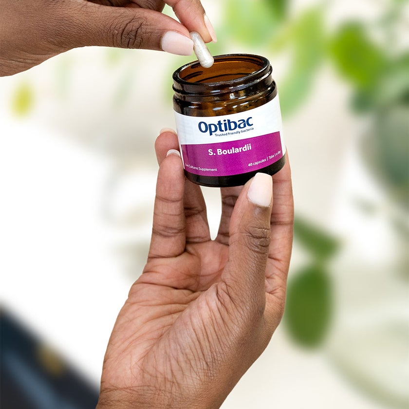 Optibac Saccharomyces Boulardii Digestive Capsules, Pack of 40's