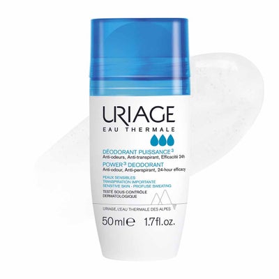 Uriage Power-3 Antiperspirant 24 Hours Fresh Deodorant Roll On 50ml