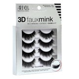 Ardell 3D Fauxmink 854 False Eyelash Pair 4's Black 71880