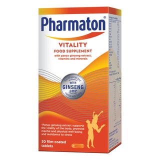 Pharmaton Vitality Multivitamins & Minerals Supplement Tablets with Ginseng, Pack of 30's