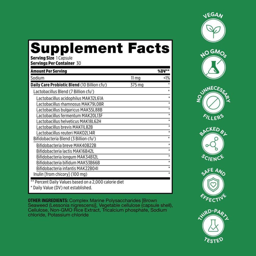 Probulin Daily Care Probiotic Capsules, Pack of 30's