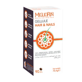 Migliorin Hair & Nails Gel Capsules 70.4g, Pack of 90's