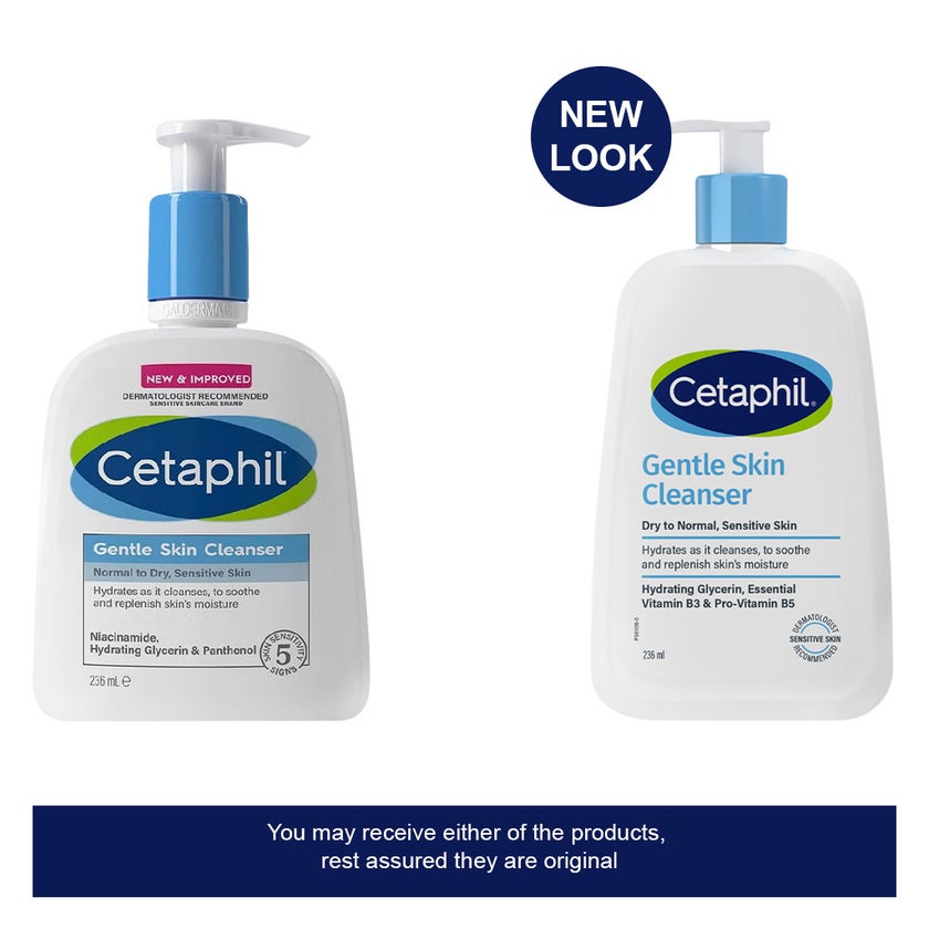Cetaphil Gentle Skin Cleanser For Normal to Dry Skin 236ml