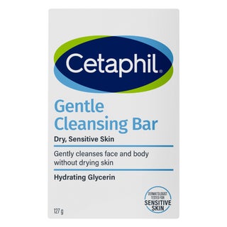 Cetaphil Gentle Face & Body Cleansing Bar For Men & Women With Dry to Normal Sensitive Skin, Unscented, 127g