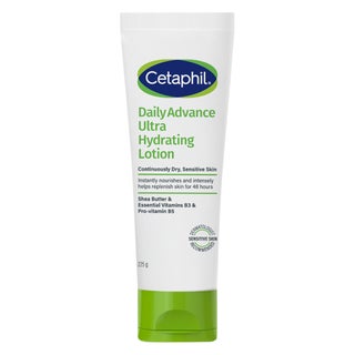 Cetaphil Daily Advance Ultra Hydrating Face & Body Moisturizing Lotion For Men & Women With Dry and Sensitive Skin, Unscented, 225g