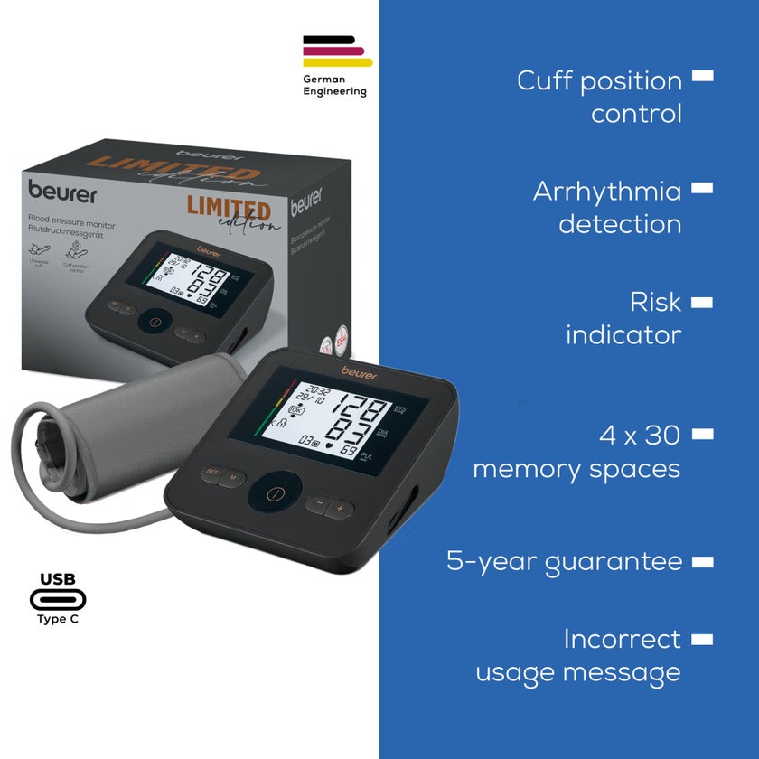 Beurer Upper Arm Blood Pressure Monitor, BM27