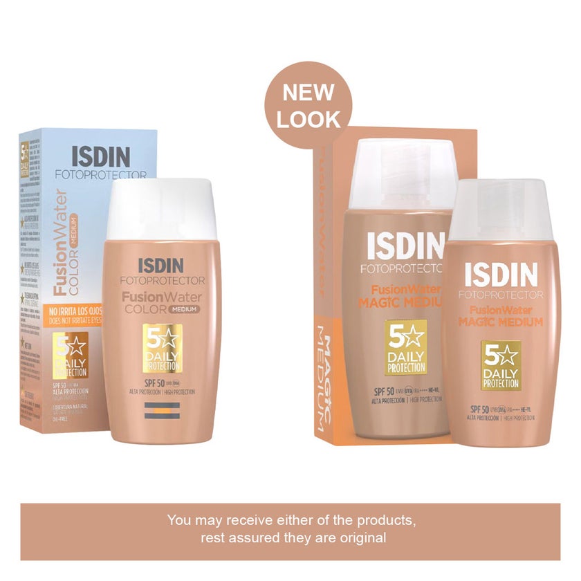 Isdin Fotoprotector SPF50 Fusion Water Magic Medium Tinted 50ml