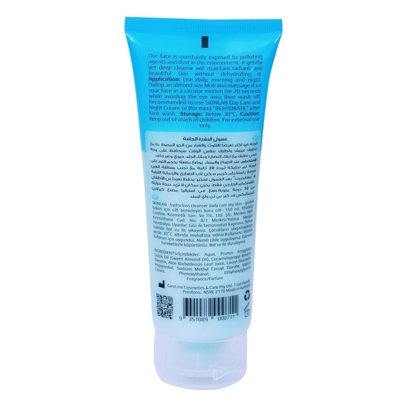 Skinlab Hydra-Loss Daily Care Cleanser For Dry Skin 150ml