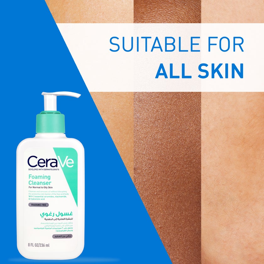 CeraVe Foaming Cleanser For Normal To Oily Skin 236ml