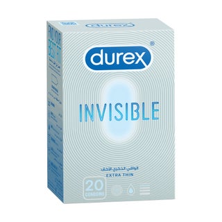 Durex Invisible Condoms, Pack of 20's